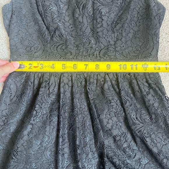 BCBGeneration Womens Fit & Flare Party Lace Dress Black Size 4 - Picture 9 of 9